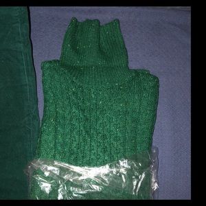 Lands’End Thick Turtleneck Sweater